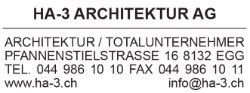 HA-3 Architektur AG HA-3 Architektur AG