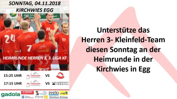 Das Herren 3-Team steht vor der wichtigen Heimrunde