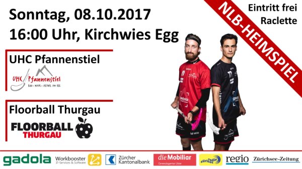 Am Sonntag, 08.10.2017 gastiert das ambitionierte Floorball Thurgau in der3-fach Kirchwies in Egg