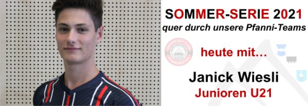 UHC Pfanni-Sommerserie 2021 mit Janick Wiesli