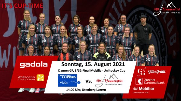 Die Pfanni-Grossfeld-Damen duellieren sich im Cup mit Unihockey Luzern