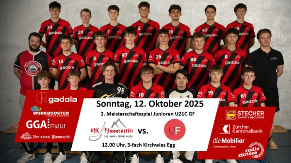 Die U21 empfängt am kommenden Sonntag Unihockey Fricktal zum zweiten Heimspiel