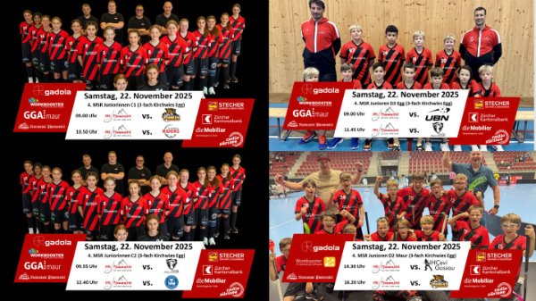 4 Teams gleichzeitig im Heimrunden-Einsatz