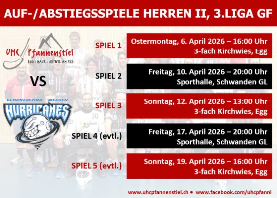 Aufstiegskampf beginnt: Zwei trifft auf Hurricanes Glarnerland 