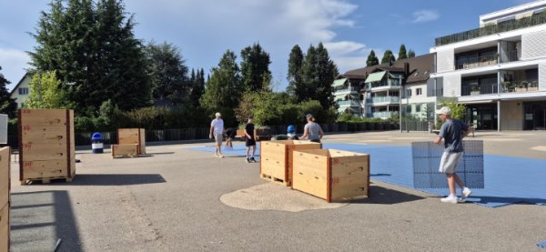 Das Street Floorball Feld zieht weiter...