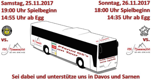 Die nächste Doppelrunde mit zwei Auswärtsspielen in Davos und Sarnen steht bevor
