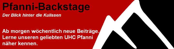 Pfanni-Backstage: Neu jeden Montag