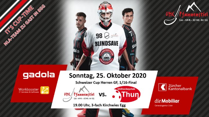 Am kommenden Sonntag steigt der Cup-Kracher gegen das NLA-Team des UHC Thun