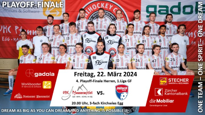 Playoff-Finalspiel Nummer 4 steigt am Freitag in Egg