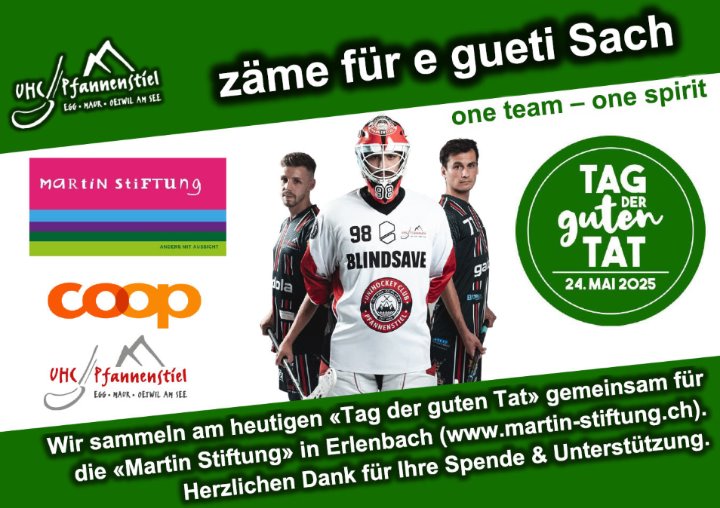 «Tag der guten Tat» - komm vorbei, wir freuen uns auf dich