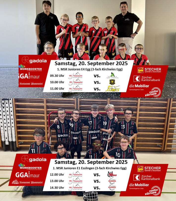 Doppel-Heimrunde der Junioren E – Stimmung garantiert 