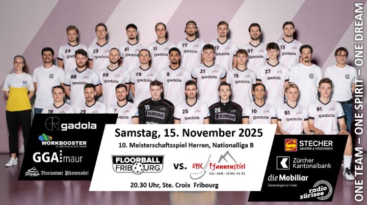 Pfanni zu Gast bei Floorball Fribourg