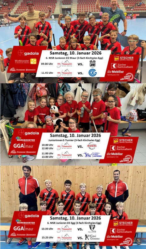 3 Teams im Heimrundeneinsatz