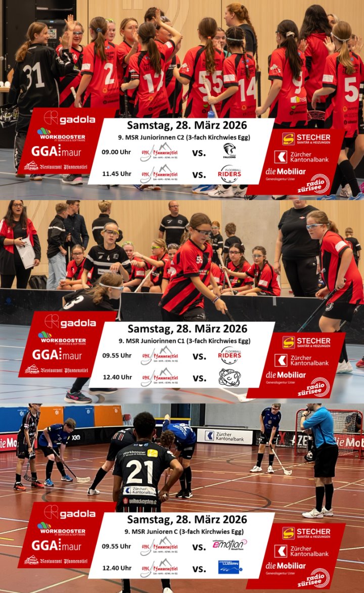 Die C-Junioren/innen-Heimrunde wartet auf Dich Die C-Junioren/innen-Heimrunde wartet auf Dich