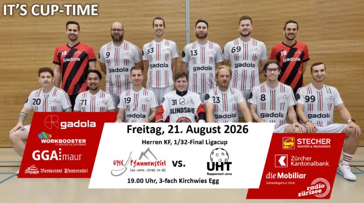 Pfanni im Cup-Einsatz - das Herren KF-Team mit Heimspiel Pfanni im Cup-Einsatz - das Herren KF-Team mit Heimspiel