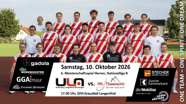 Das Fanionteam reist in den Oberaargau zum UH Langenthal-Aarwangen