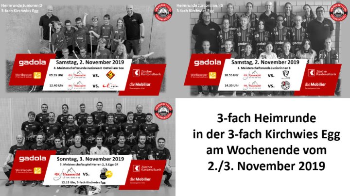 3-fach Heimrunde in der 3-fach Kirchwies in Egg