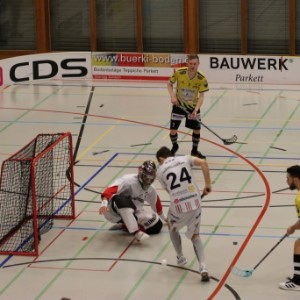Herren 1: 2.Playoff-1/2-Final 1GF: Unihockey Rheintal Gators – UHC Pfann (5:4 n.V.) 