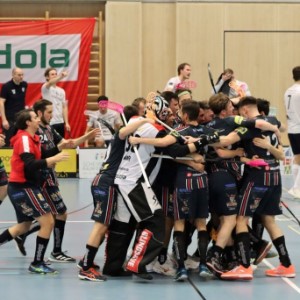 Herren 1: 1.Playoff-1/4-Final 1GF: UHC Pfanni – Bülach Floorball (6:4)
