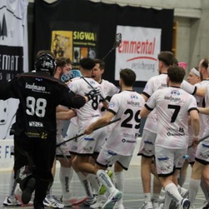 Herren 1: 2.Playoff-1/4-Final NLB: UHC Grünenmatt – UHC Pfanni (4:5)