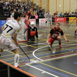 Herren 1: 1.Playout-Spiel NLB: UHC Sarganserland – UHC Pfanni (8:4) 