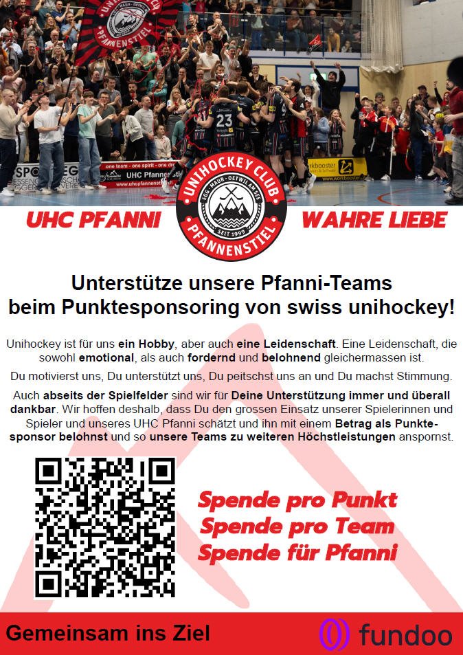 UHC Pfanni-Punktesponsoring - letzte Support-Möglichkeit